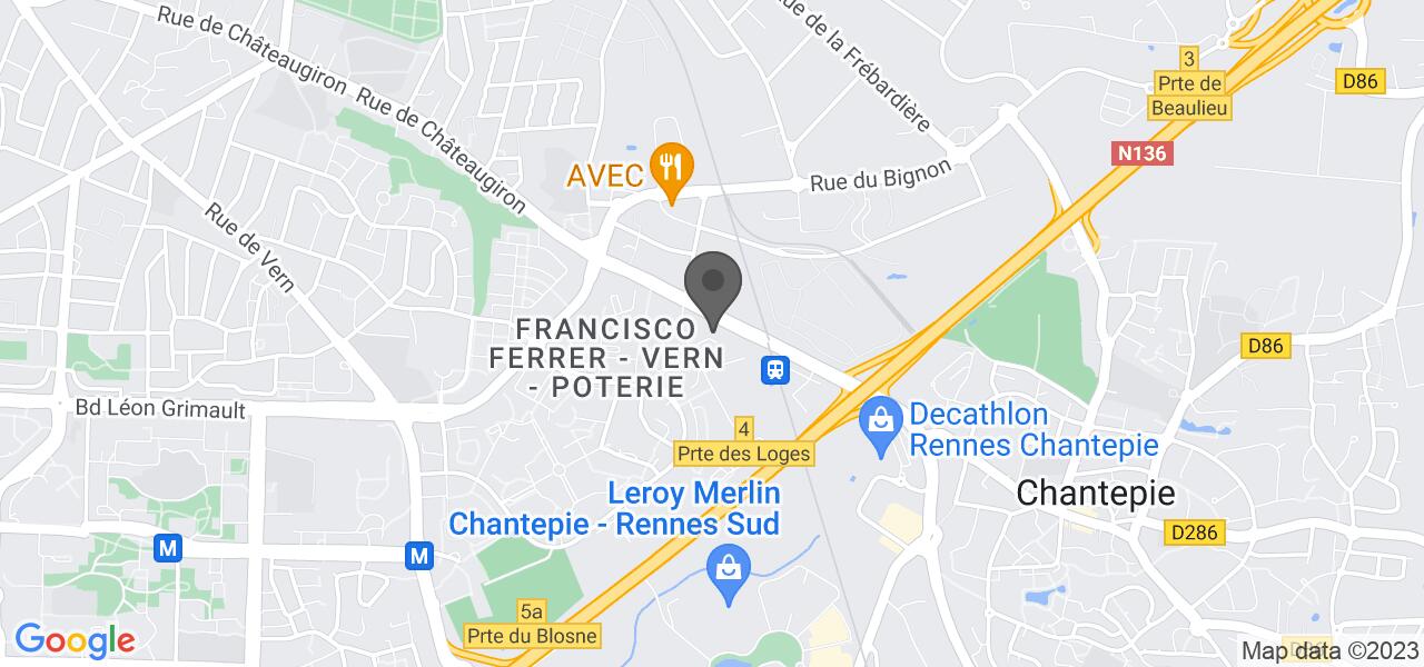Plan d'accès — LE COMPTOIR BRASSERIE