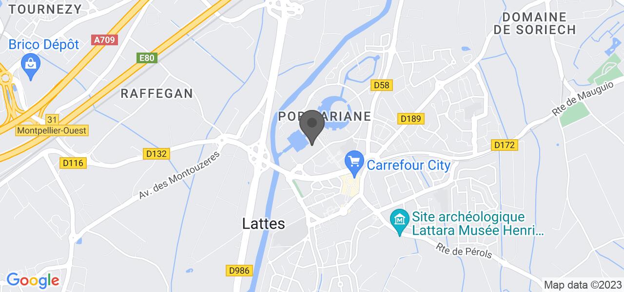 Access map — LE BISTROT D'ARIANE