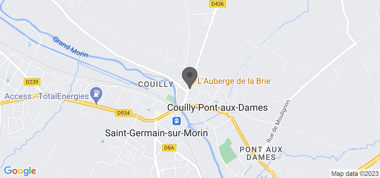 Plan d'accès — L'AUBERGE DE LA BRIE