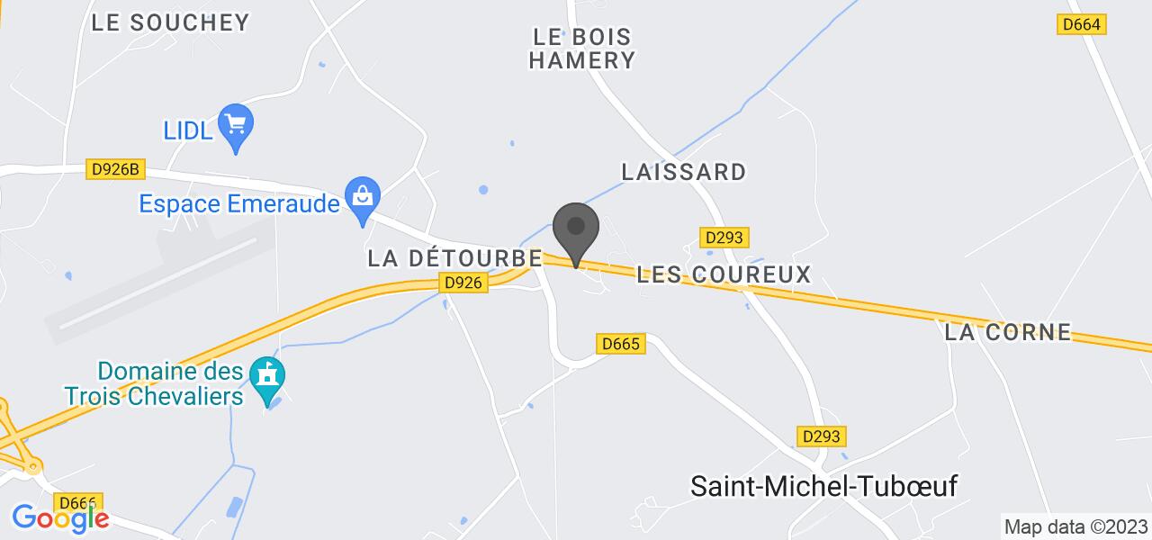 Plan d'accès — AUBERGE SAINT MICHEL