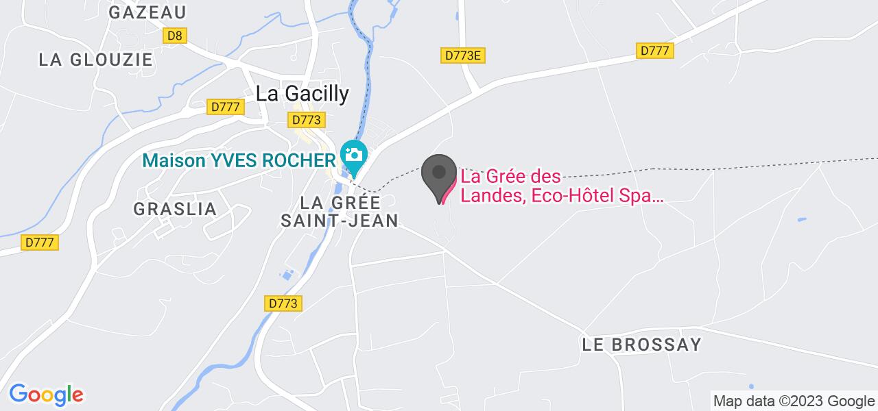 Plan d'accès — LA GREE DES LANDES