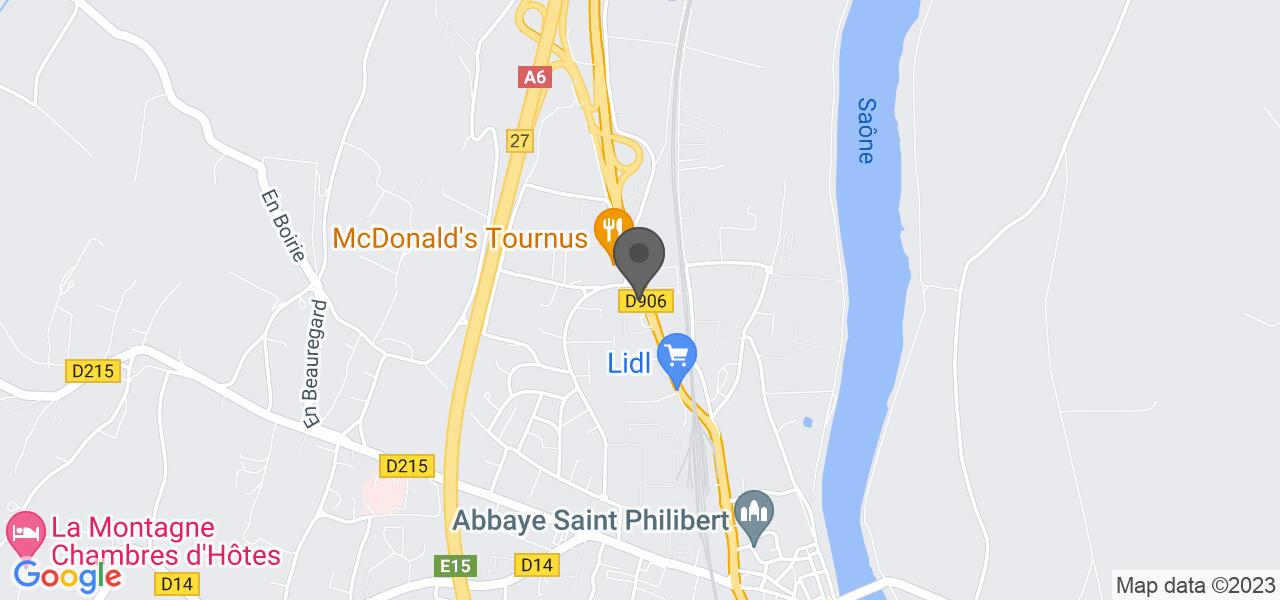 Plan d'accès — RESTAURANT LA FLAMBÉE