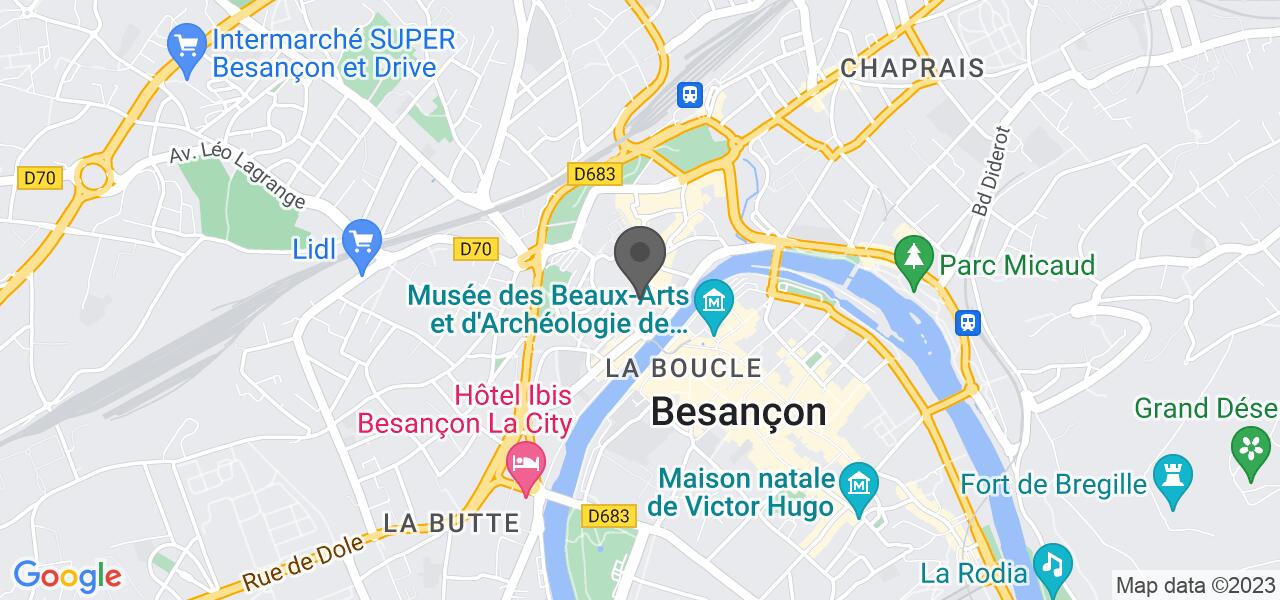 Plan d'accès — La Table de Cyrille Pasquier