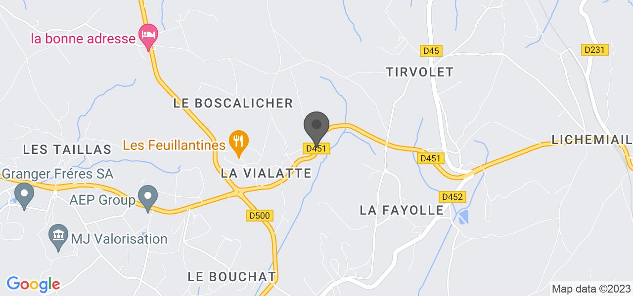 Plan d'accès — LES FEUILLANTINES