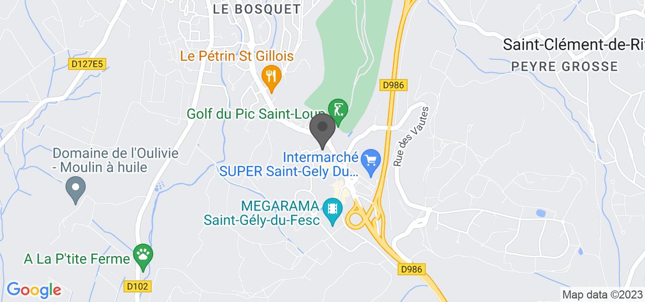 Plan d'accès — LE CLOS DES OLIVIERS
