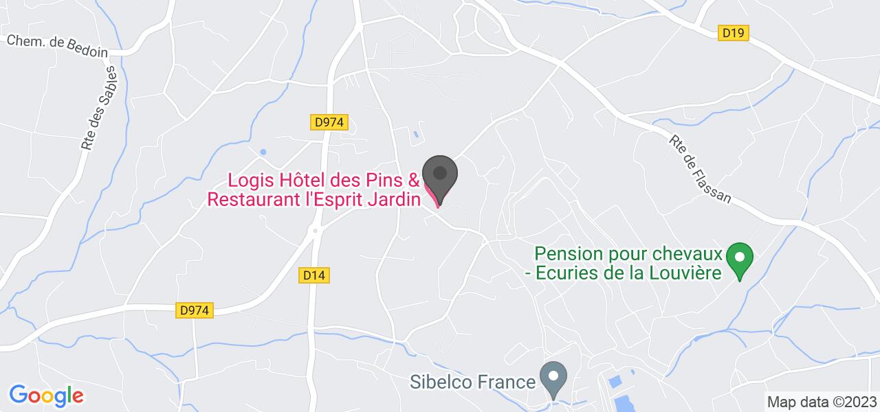 Plan d'accès — HOTEL DES PINS