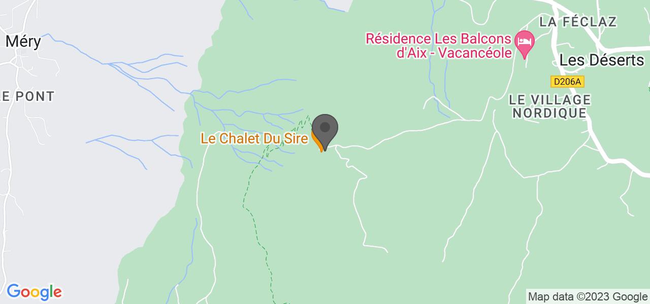 Access map — Le Chalet du Sire