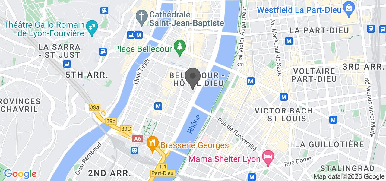 Plan d'accès — Sofitel Lyon Bellecour