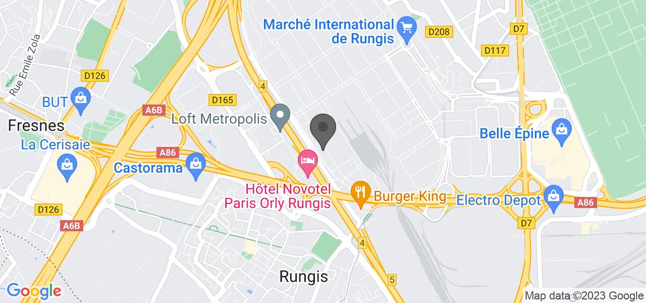 Plan d'accès — Les Embruns restaurant du Marché de Rungis ouvert au public