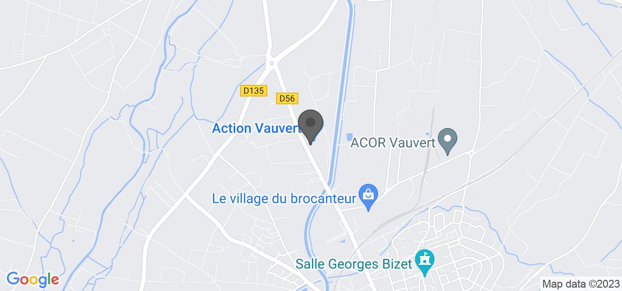 Plan d'accès — Restaurant Brasserie Le CARTEL
