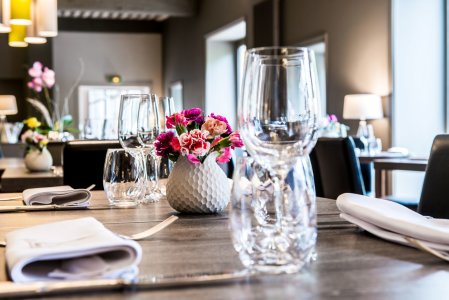 Меню дня Restaurant L'abbaye caladoise на доске