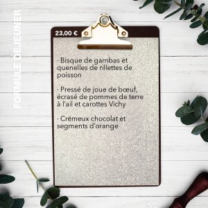 La lavagna del giorno di L'Appart