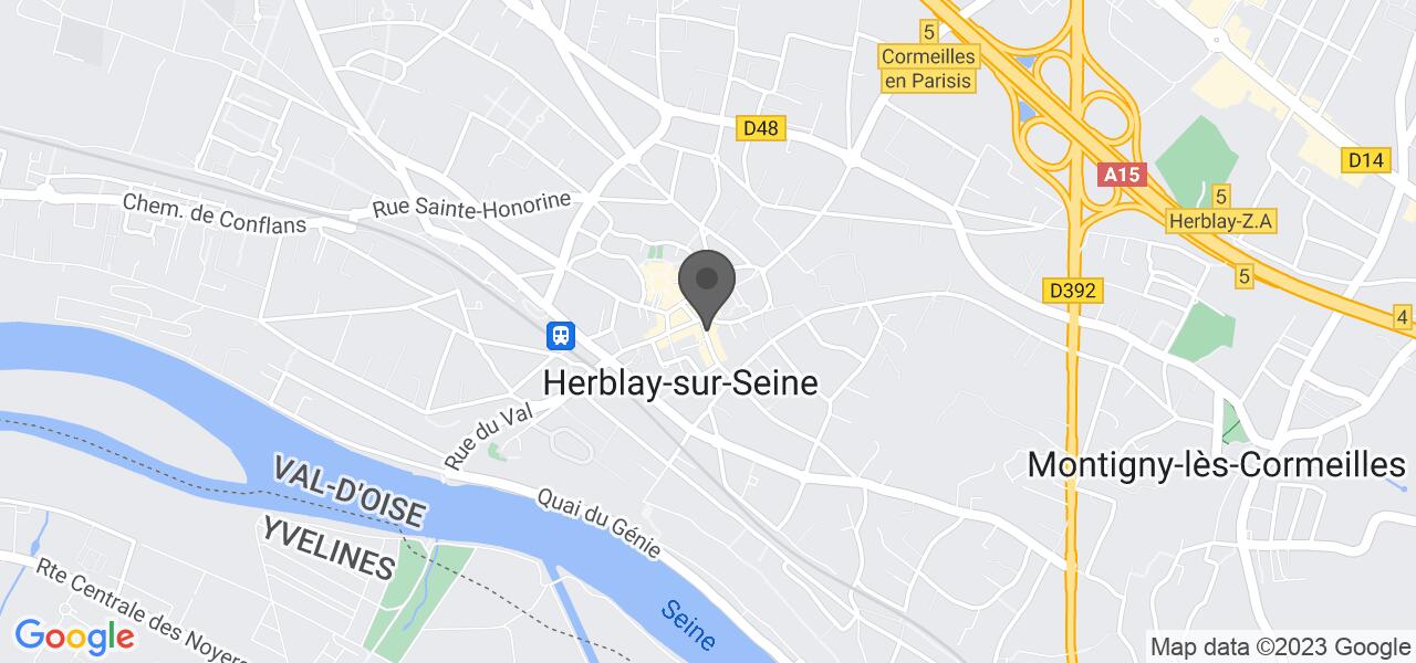 Plan d'accès — Le Triskell Herblay