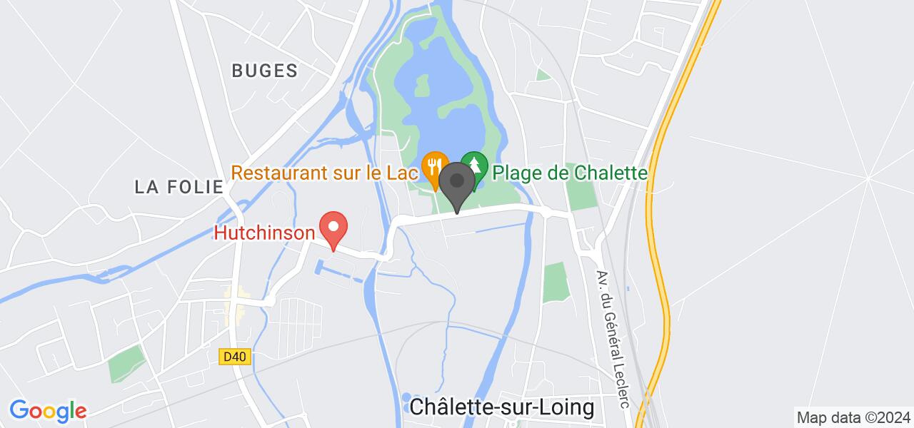 Mapa de acesso — Restaurant sur le Lac