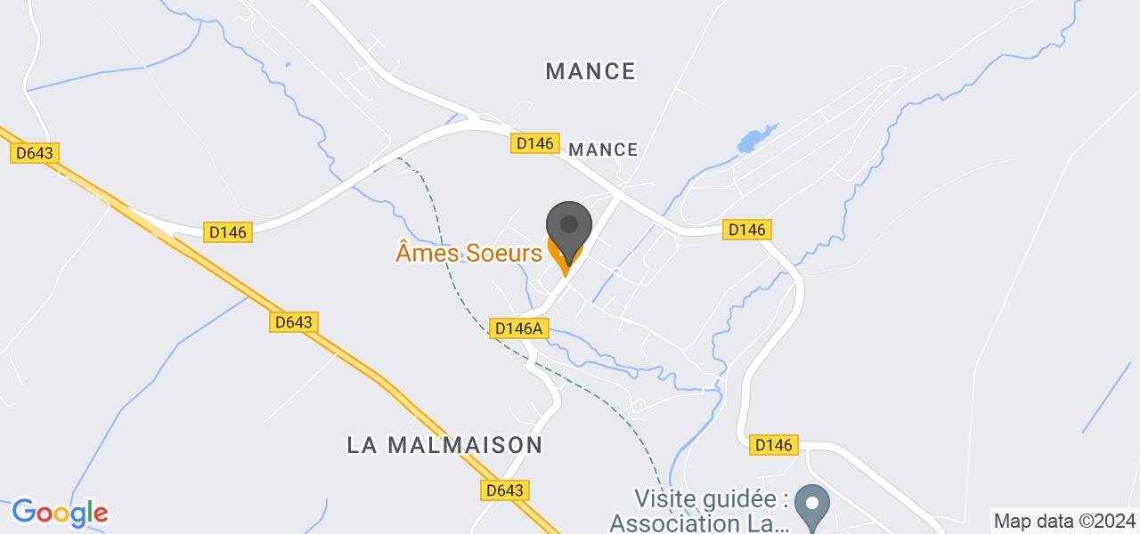 Plan d'accès — Ames soeurs 