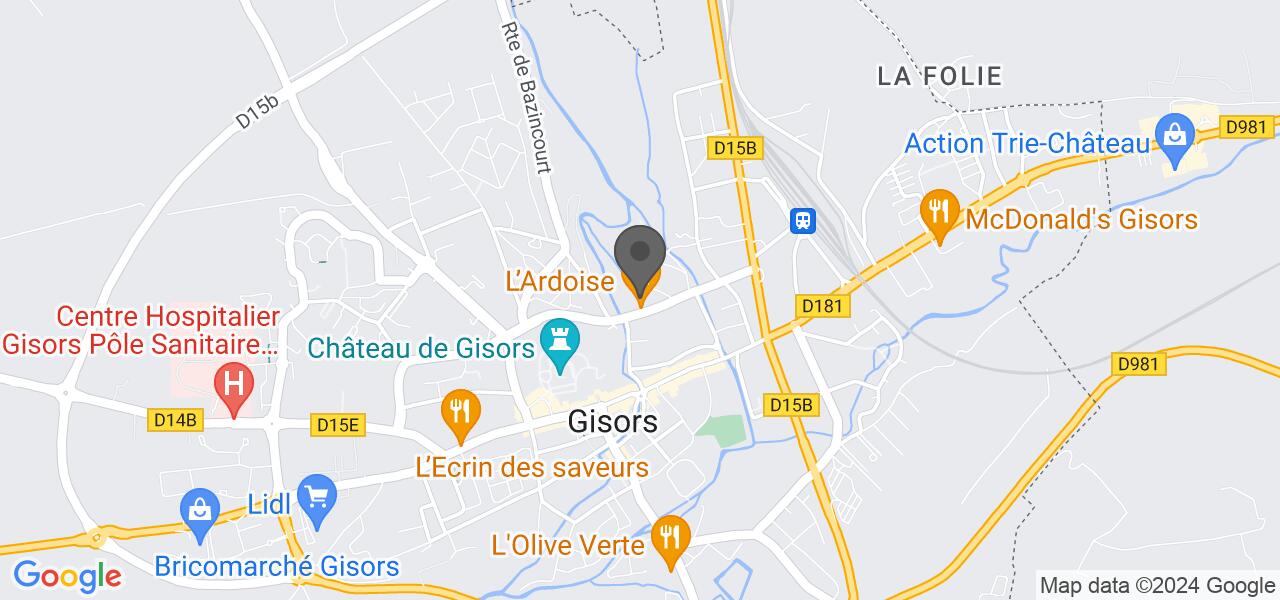 Plan d'accès — L'ARDOISE