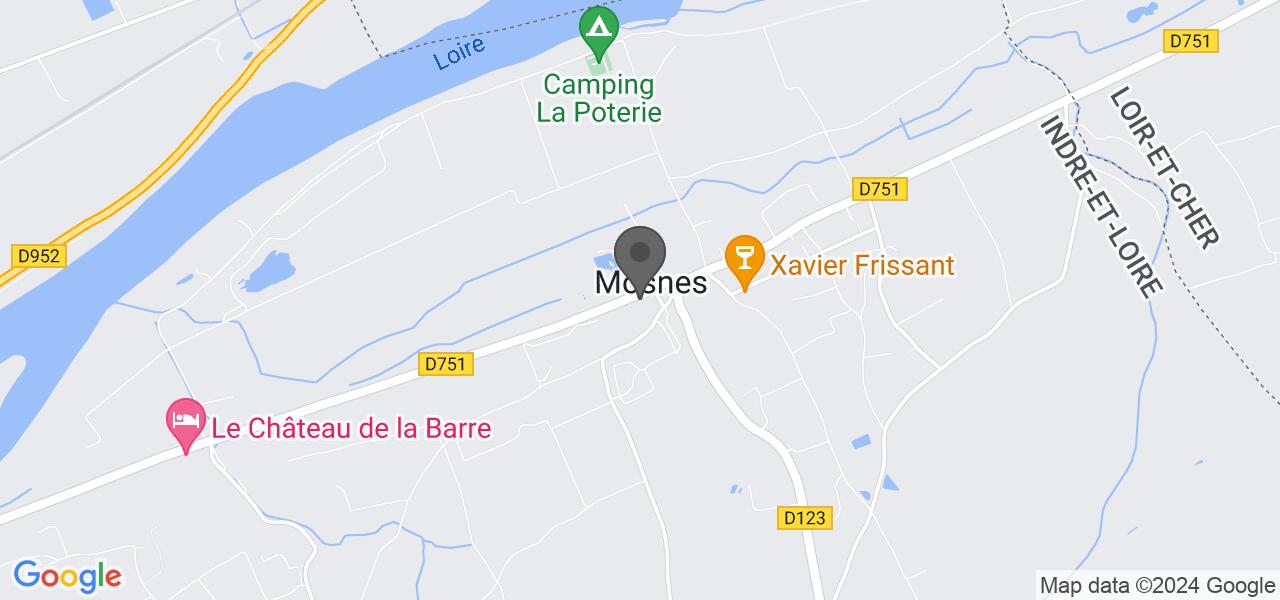 Plan d'accès — DOMAINE LES THOMEAUX