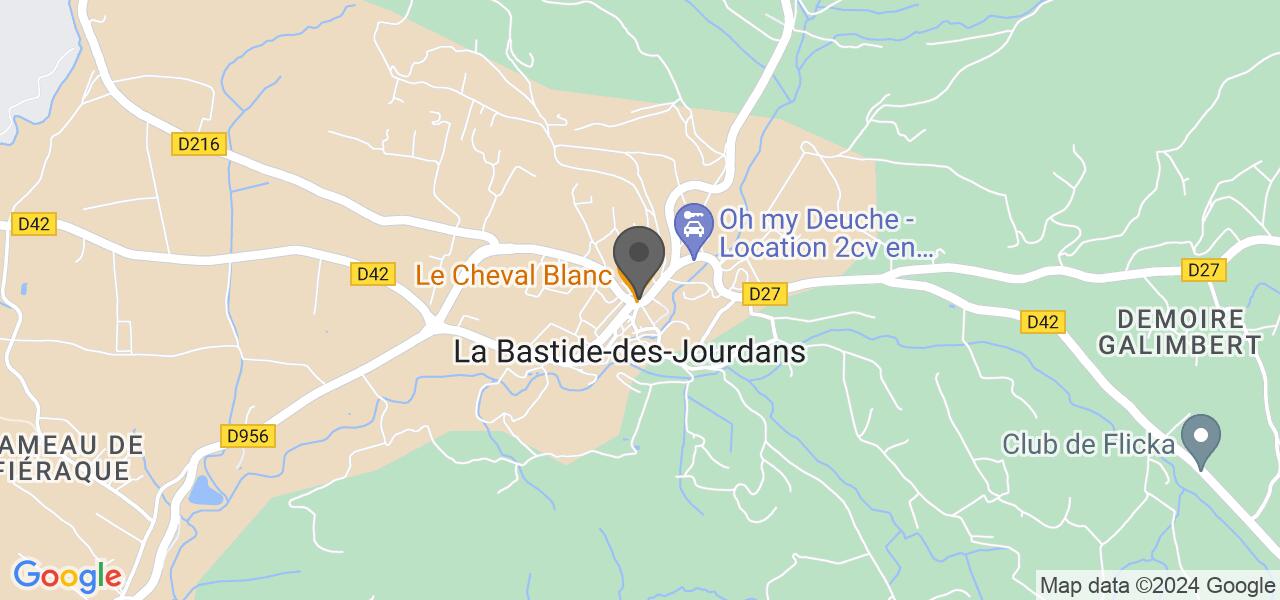 Plan d'accès — LE CHEVAL BLANC