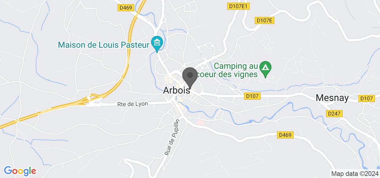 แผนที่การเดินทาง — restaurant les arcades