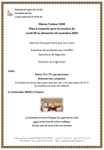 Publication du 10/11/2020