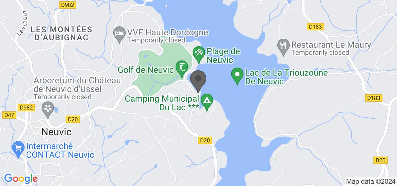 Plan d'accès — Restaurant de l'Hôtel du Lac