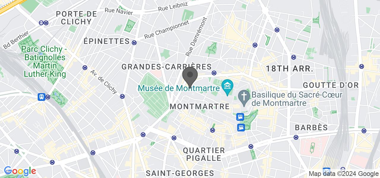 Plan d'accès — Hôtel Particulier Montmartre