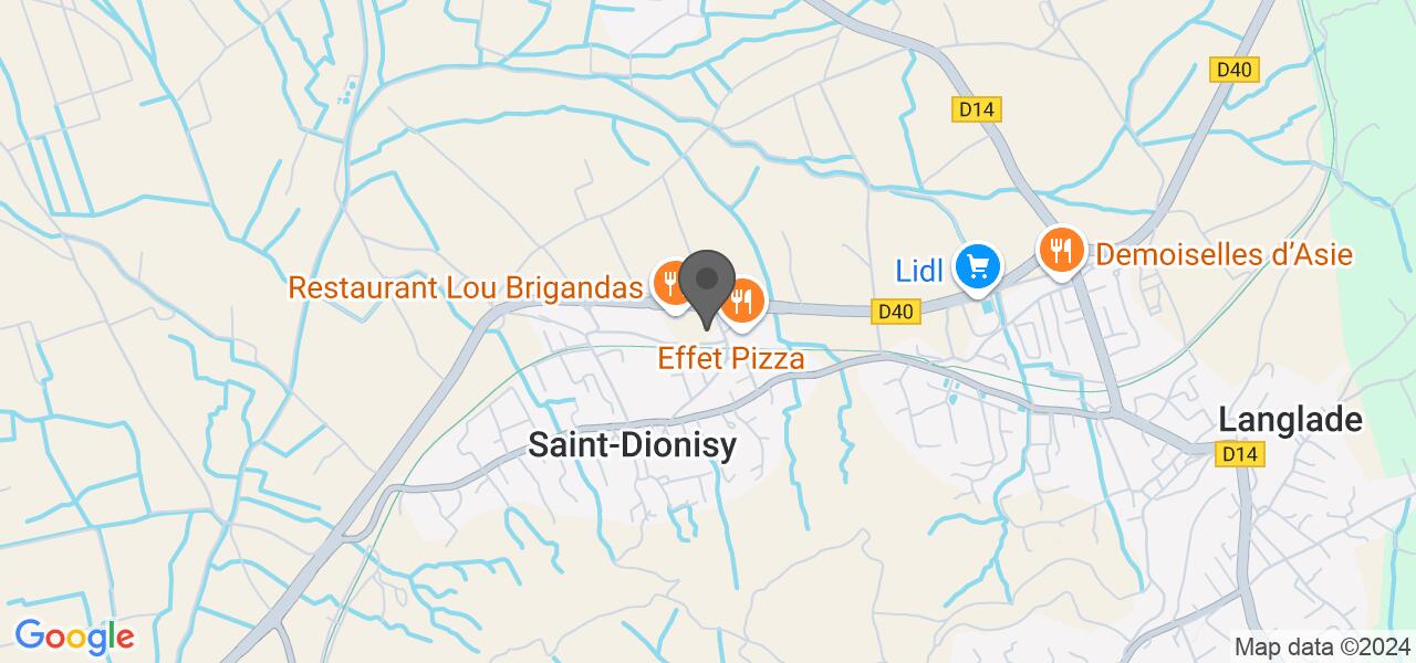 Plan d'accès — Restaurant Lou Brigandas