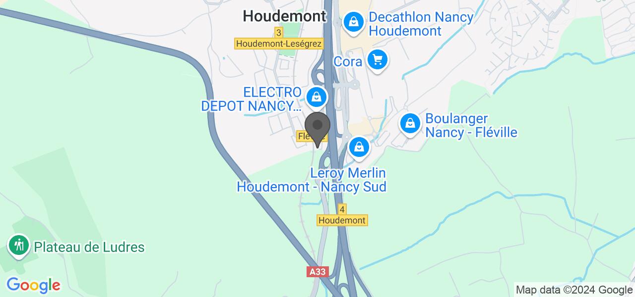 Plan d'accès — Greet Hôtel Nancy Houdemont