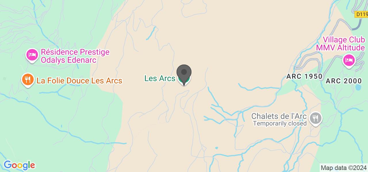 Plan d'accès — LES ARCS