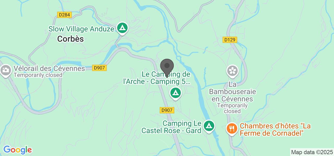 Plan d'accès — La Porte des Cévennes