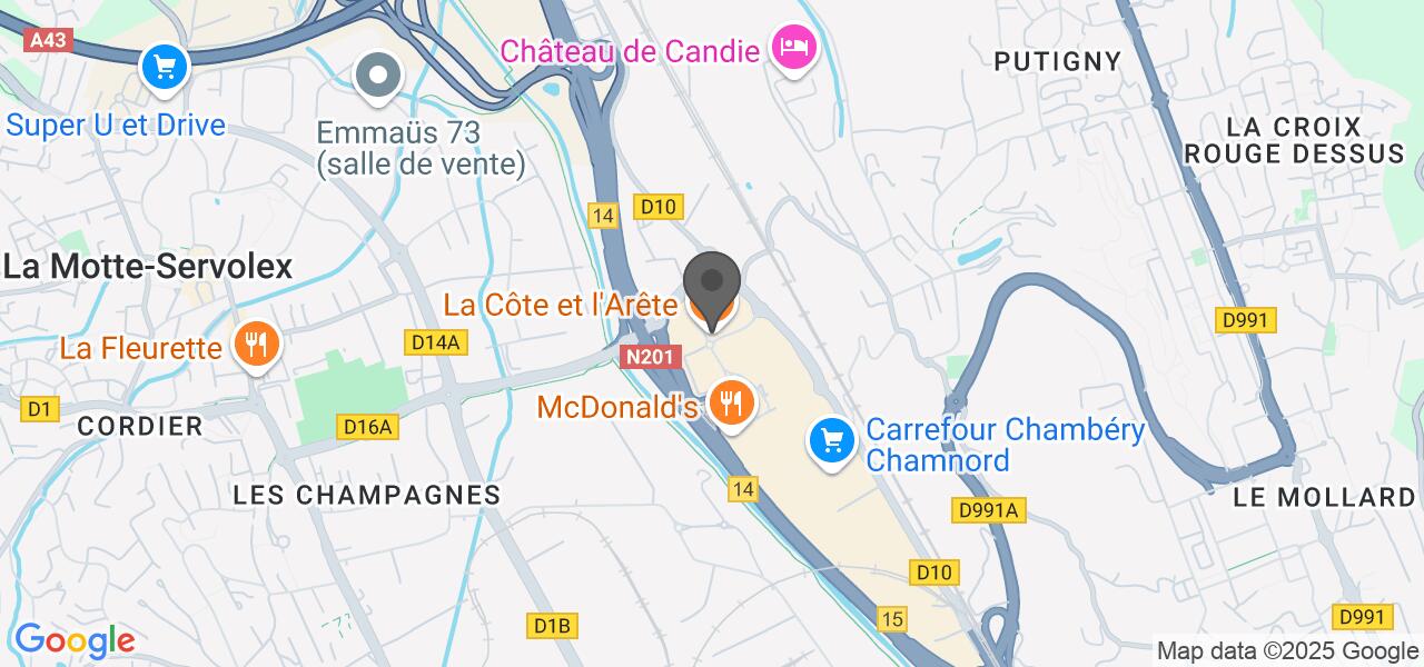 Mappa di accesso — LA COTE ET L ARETE