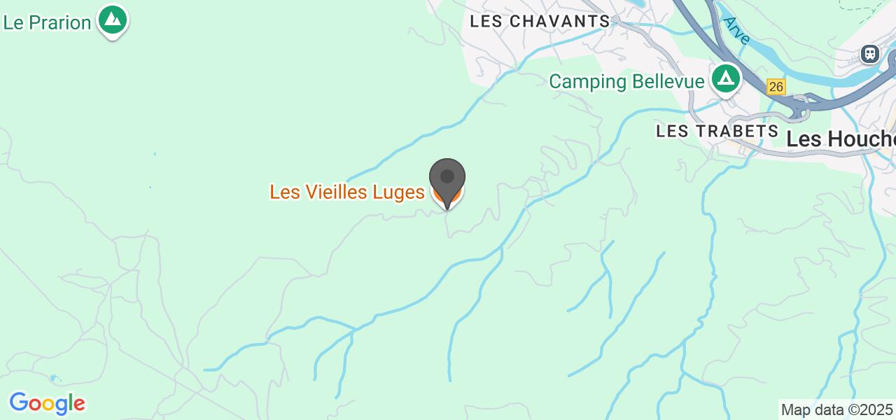 Plan d'accès — Les Vieilles Luges