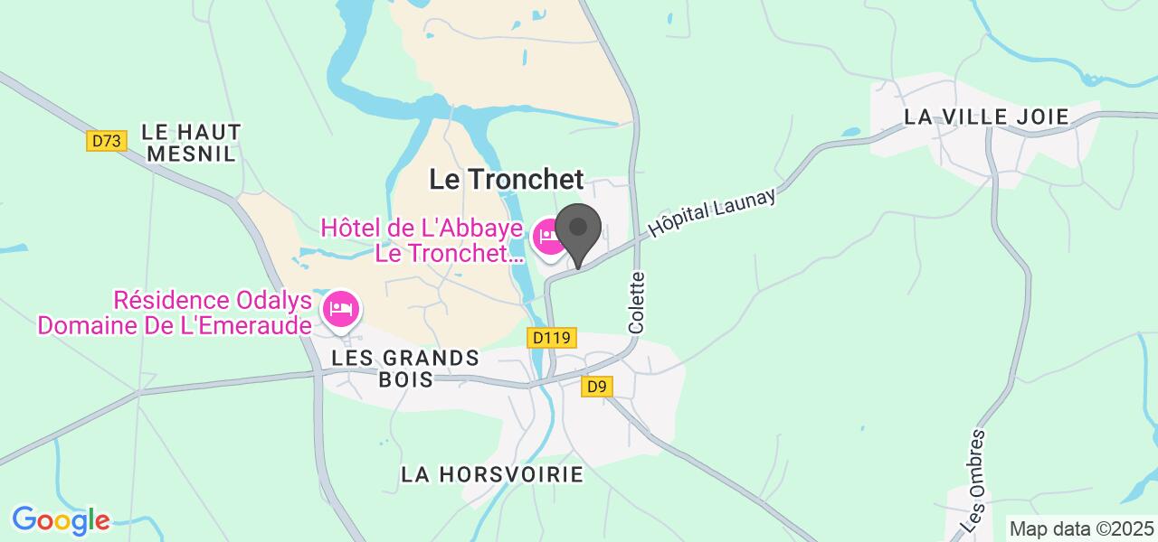 แผนที่การเดินทาง — Le jardin -hotel de l'abbaye